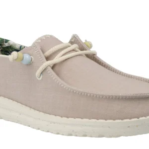 Zapatillas casual Wendy natural rose para mujer