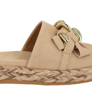 Sandalias Ancona con cadena y plataforma de yute