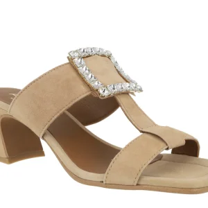 Sandalias joya Alpe Femme en ante beige