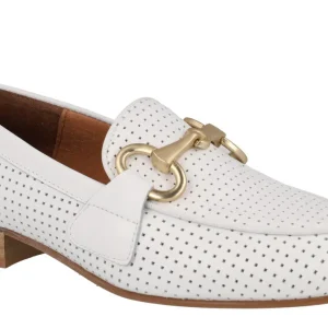 Mocasines con picados y adorno metálico Vileya