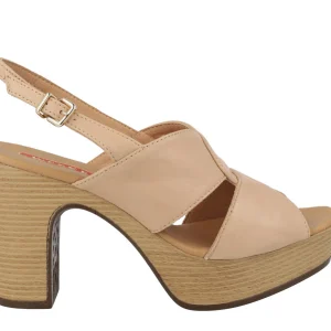 Sandalias de piel Arbórea con tacón y plataforma