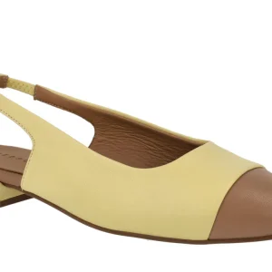 Bailarinas destalonadas de piel Luena con puntera