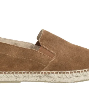 Alpargatas de serraje con piso de esparto para hombre