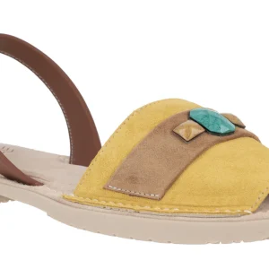 Menorquinas Castell para mujer con detalle de pedrería