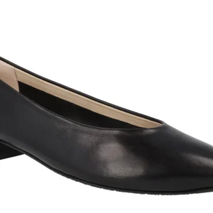 Bailarinas de piel Bluma con tacones forrados de 2 cms