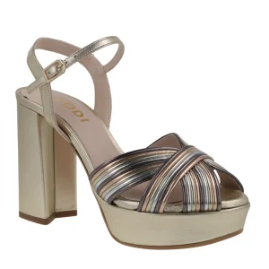 Sandalias multicolor con plataforma para mujer Titur