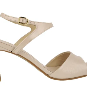 Sandalias de piel Alexia con pulsera al tobillo