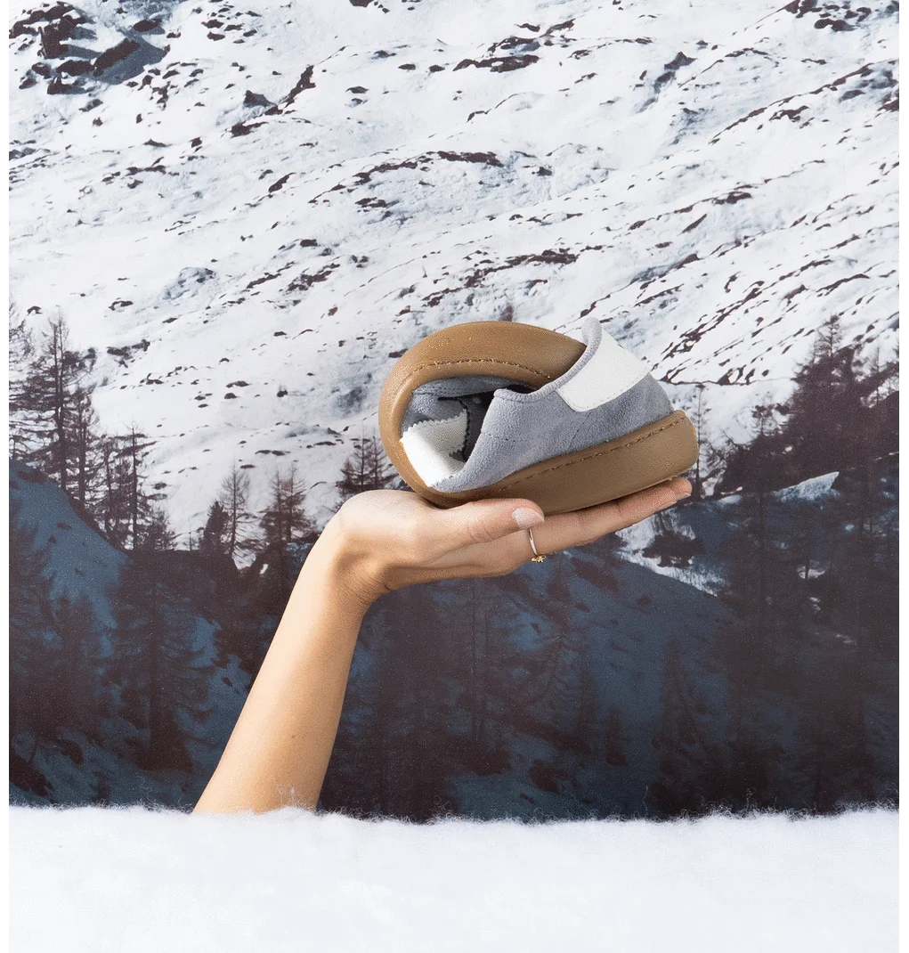 Zapatillas deportivas para hombre Olmo Barefoot serraje y contraste