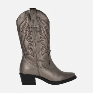 Botas cowboy Teo de piel con bordados