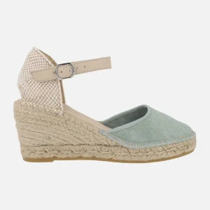 Alpargatas de yute con pala en algodón orgánico Old Luz