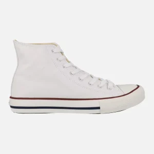 Botines Tribu Basket Lona blancos de Victoria