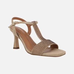 Sandalias de ante con cobertura de strass Filipos