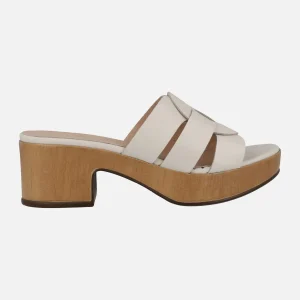 Sandalias de piel con plataforma Santander