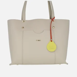 Bolsos de dos asas estilo shopper elaborados en piel Femme