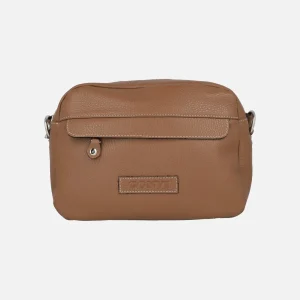 Bolsos bandolera de piel con bolsillos