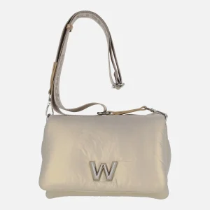 Bolsos bandolera Cosy en tejido acolchado platino