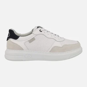 Deportivos confort en combinado blanco para hombre