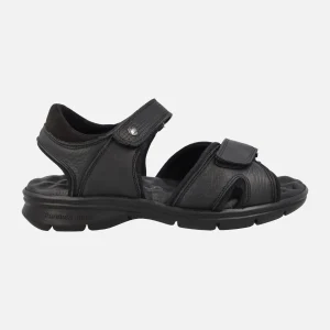Sandalias de piel para hombre con cierre de velcro Sanders Basics