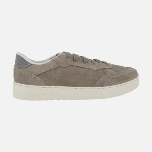 Zapatillas deportivas para hombre Saja en serraje gris