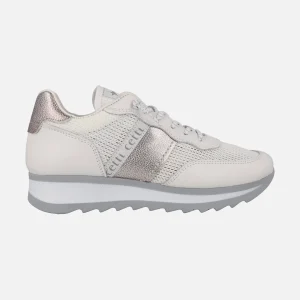 Zapatillas deportivas blancas multi material