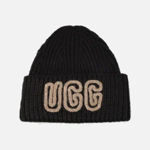 Gorros de punto con logo bordado Ugg CHUNKY CRAFTED RIB
