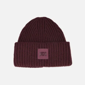 Gorros de punto para mujer UGG Chunky Rib Beanie W Logo