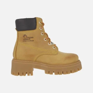 Botas Cleo B1 en napa vintage con tacón y plataforma