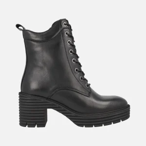 Botines de tacón y plataforma con cordones y cremallera Faren