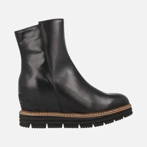 Botines de piel con cuña interior Merida