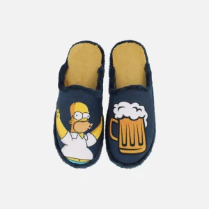 Zapatillas de casa descalzas para hombre Homer Simpson