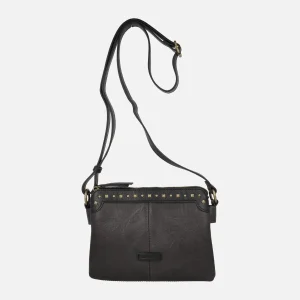 Bolsos bandolera con doble compartimento y tachas Verota