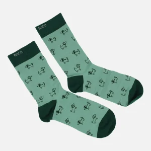 Calcetines para mujer con diseño de perritos