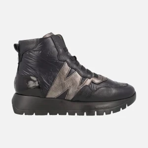 Botines de estilo deportivo Odisei 93 en combinado negro/plomo