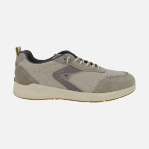 Zapatos deportivos para hombre en combinado de tejido y serraje línea TRENTO