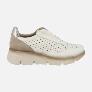 Zapatillas deportivas con perforados y cordones elásticos