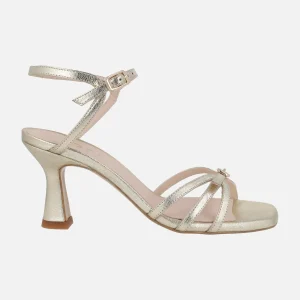 Sandalias de tacón Luki con pulsera al tobillo