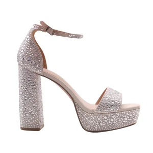 Sandalias de tacón Omega color plateado