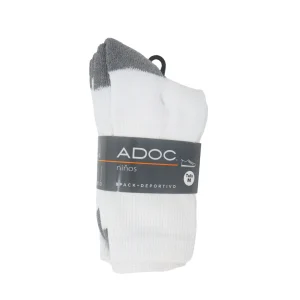 Calcetines Nnolargo Escolar M blanco para Unisex
