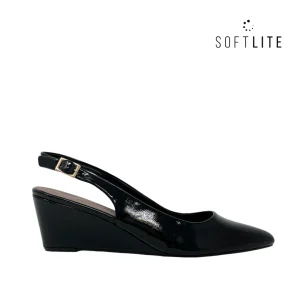 Cuñas slingback Vilma para mujer color negro