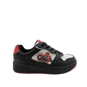 Sneakers Ironman para niño color negro