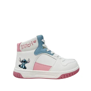 Sneakers Stitch para niña color blanco