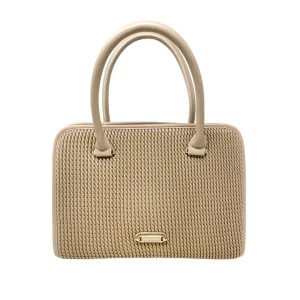 Cartera tote Malia para mujer color beige