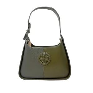 Cartera satchel Kadi para mujer color olivo