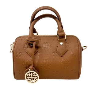 Cartera satchel Rita para mujer color tan