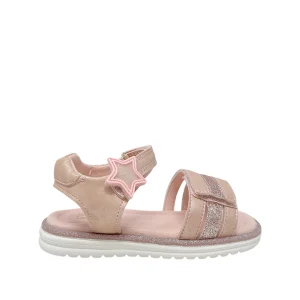 Sandalias Zafira para infante color oro rosa