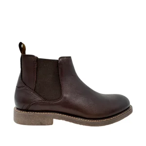 Botines slip on Sebas para hombre color café