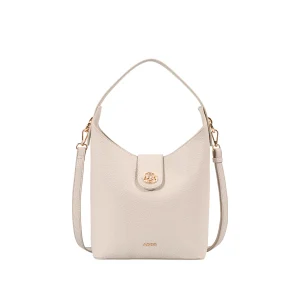 Cartera hobo Serra para mujer color hueso