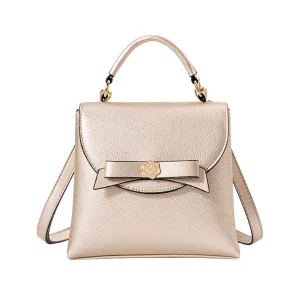 Cartera crossbody Toni para mujer color bronce