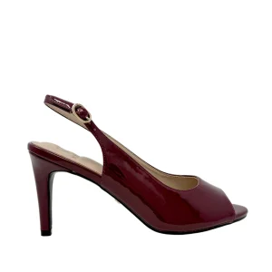 Tacones slingback Verena para mujer color vino