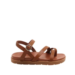 Sandalias Mali para niña color tan